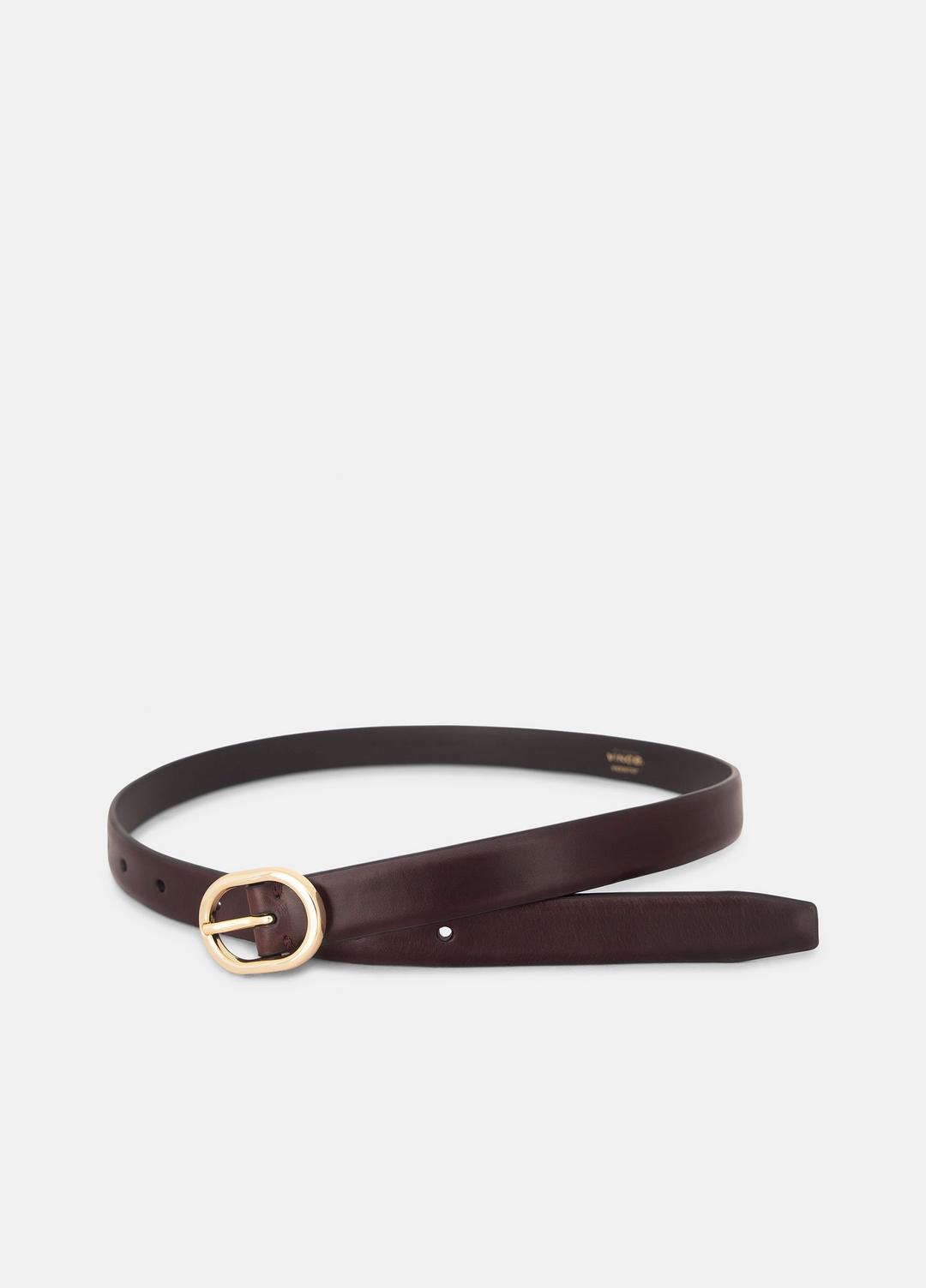 VINCE Premium - Women's 20mm Spazzolato Leather Belt in Belts