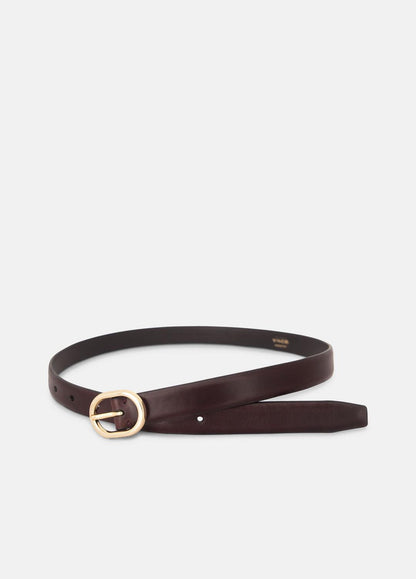 VINCE Premium - Women's 20mm Spazzolato Leather Belt in Belts