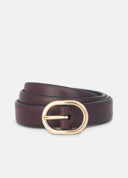 VINCE Value - Women's 20mm Spazzolato Leather Belt in Belts