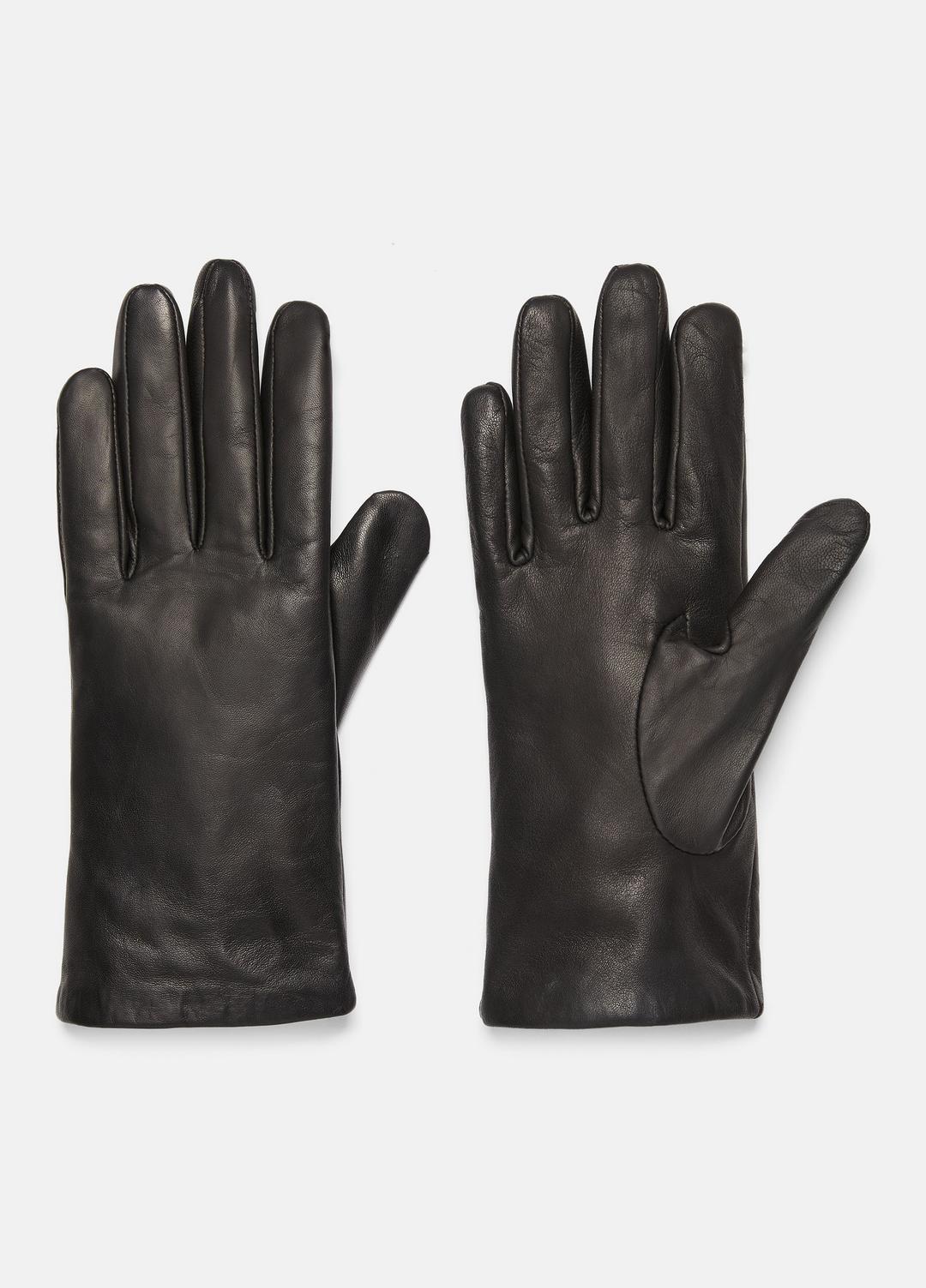 VINCE Discount - Cashmere-Lined Short Leather Glove in Gloves