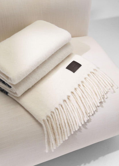 VINCE New - Brushed Alpaca-Blend Throw in Pillows & Blankets