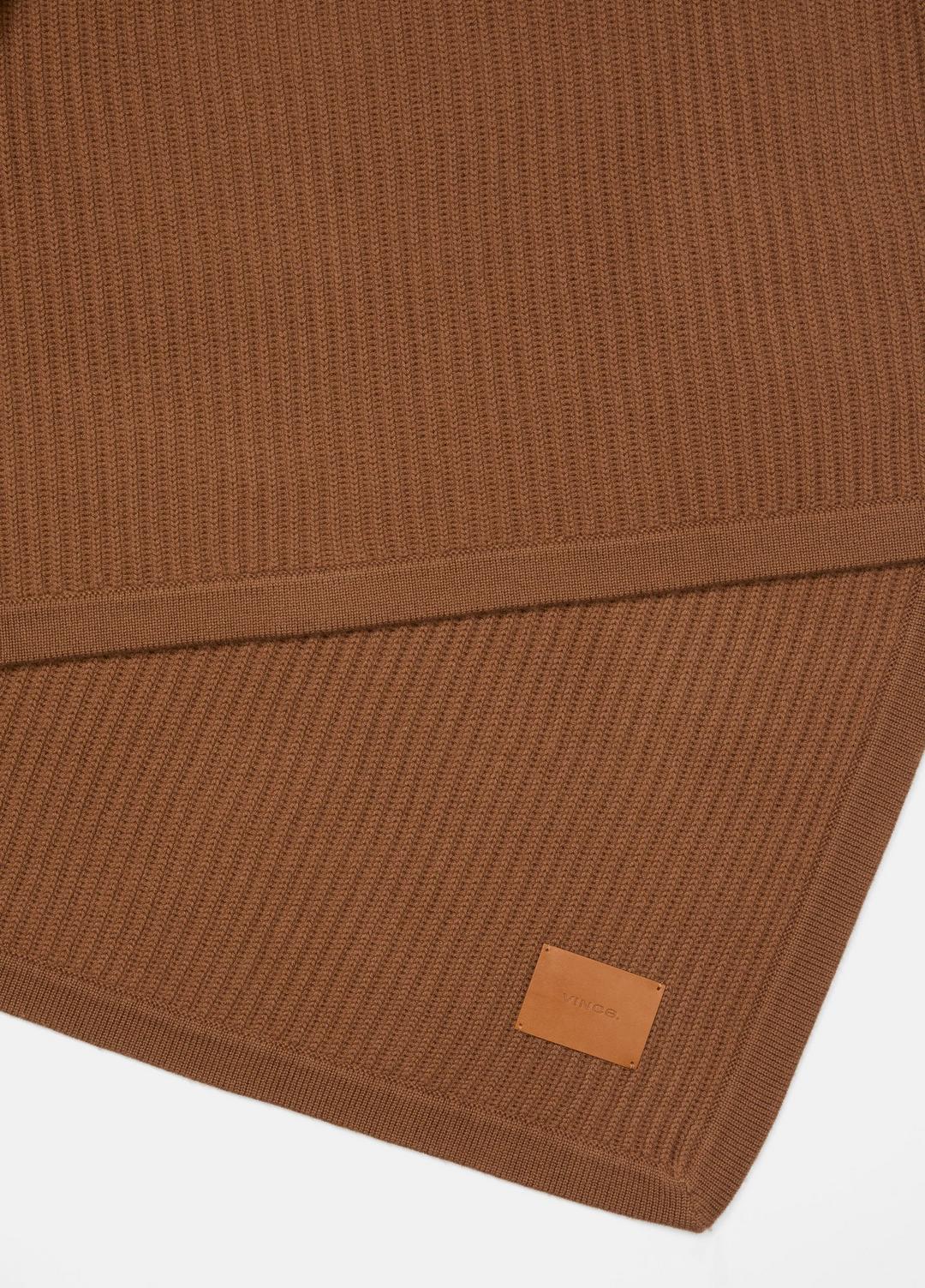 VINCE Recommended - Wool and Cashmere Cardigan-Stitch Throw in Pillows & Blankets
