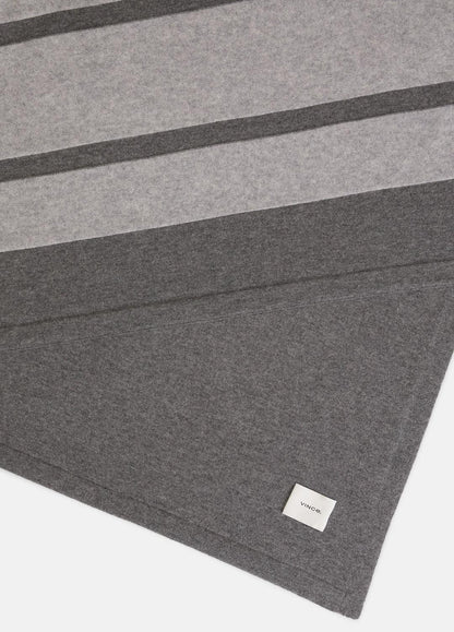 VINCE Recommended - Cashmere Jersey Stripe Throw in Pillows & Blankets