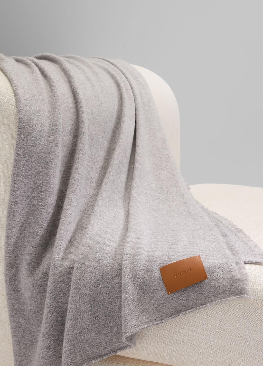 VINCE Customer Favorite - Cashmere Reverse Jersey Throw in Pillows & Blankets