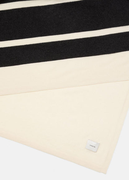 VINCE Signature - Cashmere Jersey Stripe Throw in Pillows & Blankets