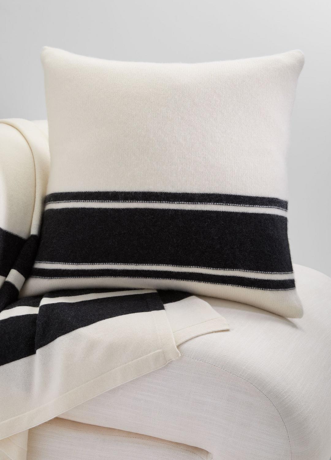 VINCE Value - Cashmere Jersey Stripe Pillow in Pillows & Blankets