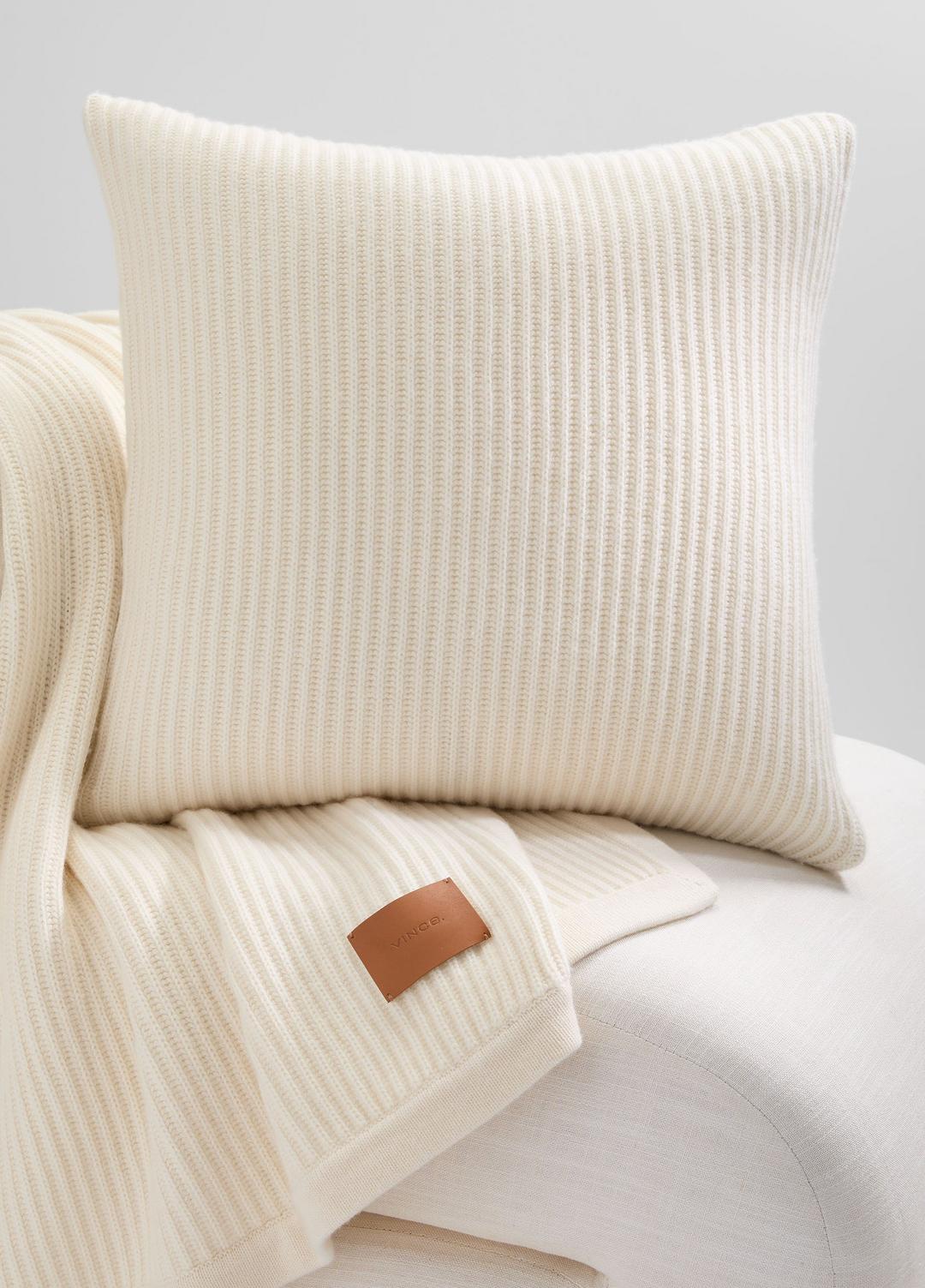 VINCE Best Seller - Wool and Cashmere Cardigan-Stitch Pillow in Pillows & Blankets