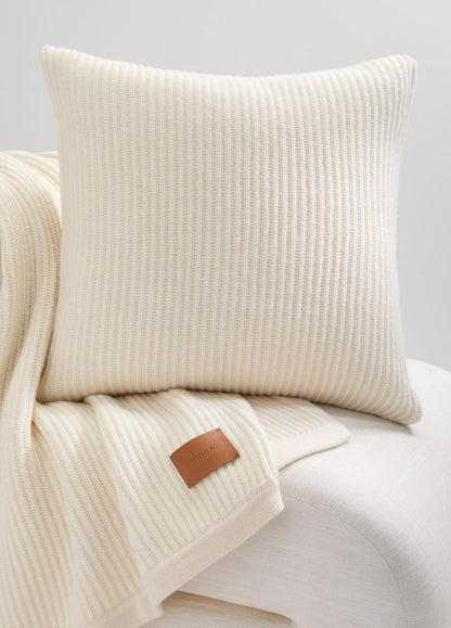 VINCE Best Seller - Wool and Cashmere Cardigan-Stitch Pillow in Pillows & Blankets