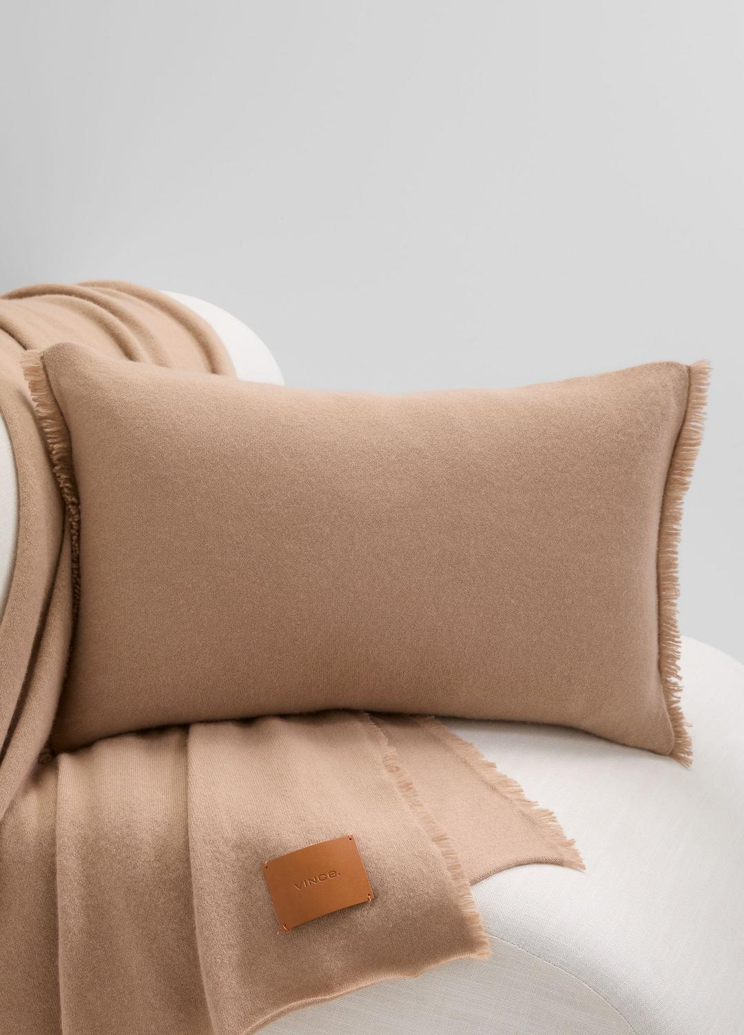 VINCE Classic - Cashmere Reverse Jersey Rectangle Pillow in Pillows & Blankets