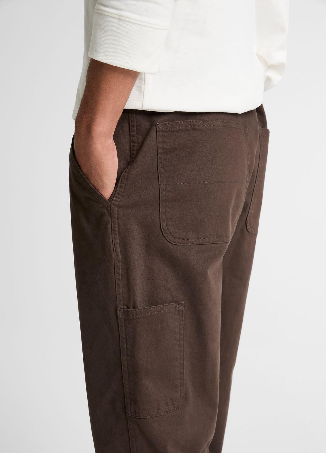VINCE Special Offer - Owen Athletic Stretch-Cotton Utility Pant in Trousers
