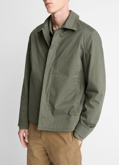 VINCE New - Italian Peached Stretch-Cotton Jacket in Jackets