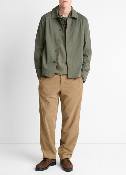 VINCE New - Italian Peached Stretch-Cotton Jacket in Jackets