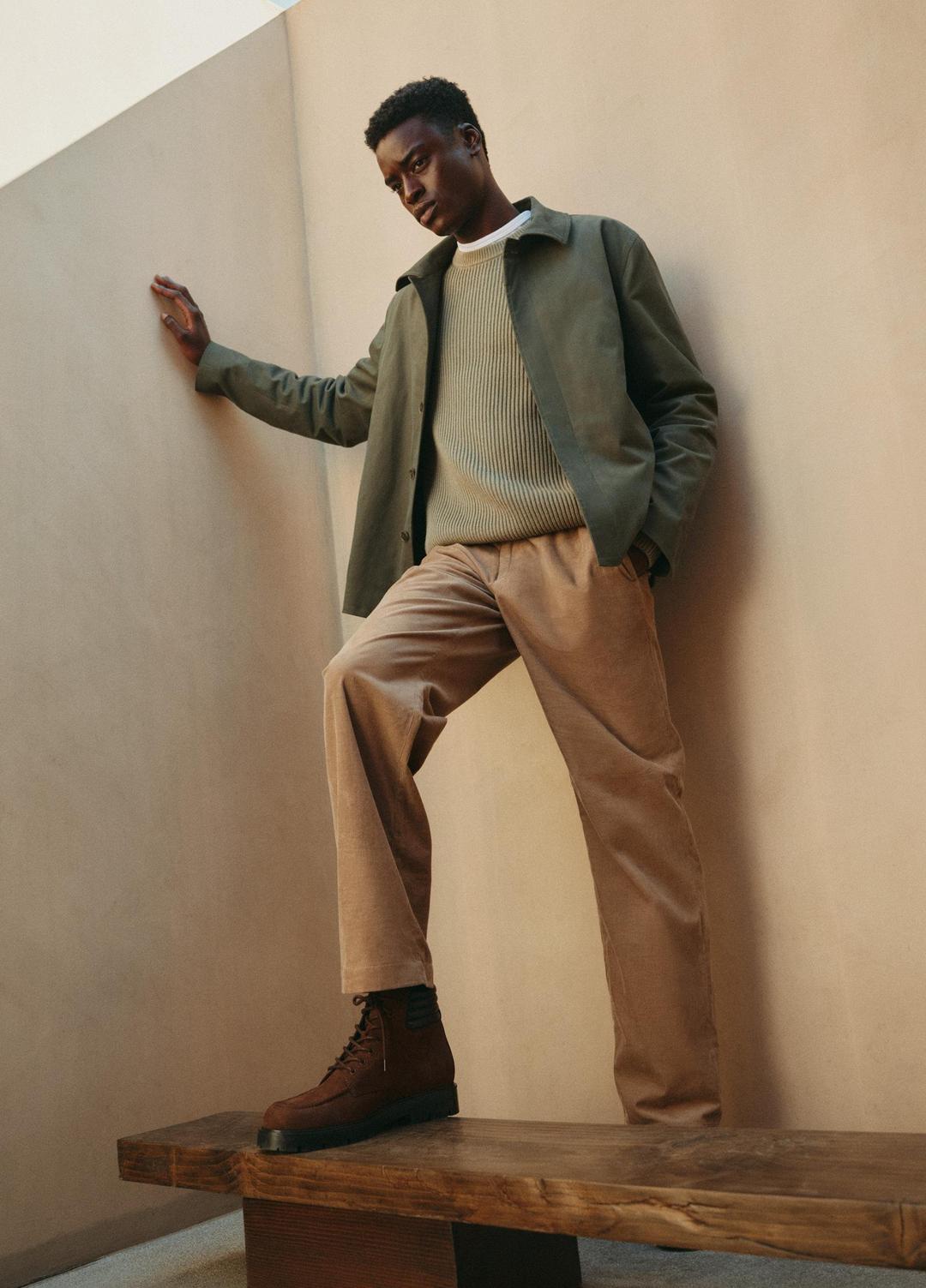 VINCE New - Italian Peached Stretch-Cotton Jacket in Jackets