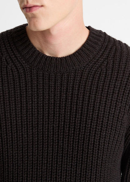 VINCE Best Price - Utility Shaker Merino Wool Sweater in Crew Neck