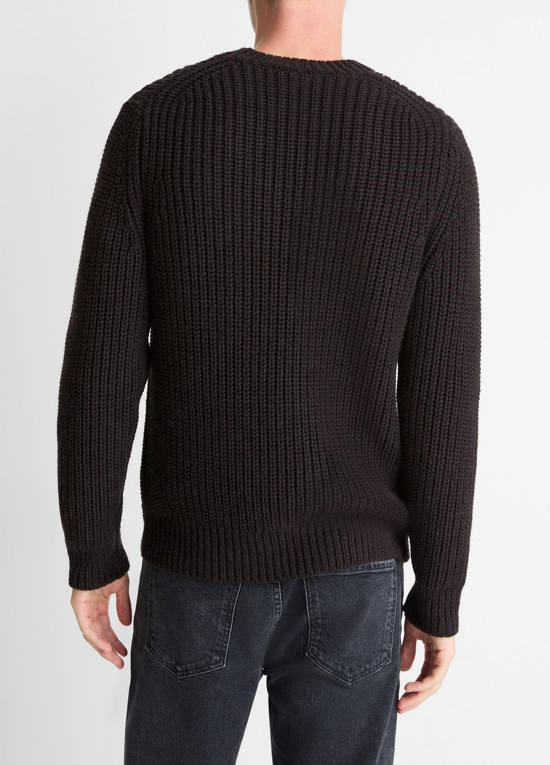 VINCE Best Price - Utility Shaker Merino Wool Sweater in Crew Neck