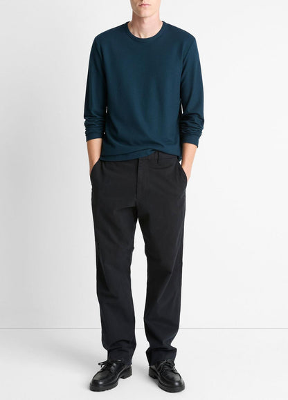 VINCE Classic - Pima Cotton Piqué Long-Sleeve T-Shirt in Long Sleeve
