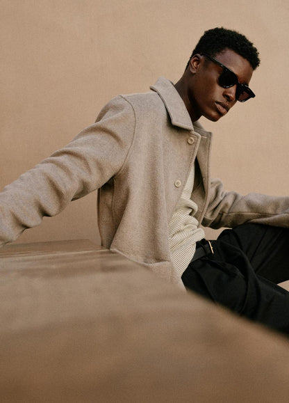 VINCE Quality - Double-Knit Chore Jacket in Jackets