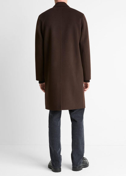 VINCE Latest - Splittable Wool-Cashmere Single-Breasted Topcoat in Coats