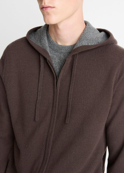 VINCE Popular - Cashmere Zip-Front Hoodie in Sweatshirts & Hoodies