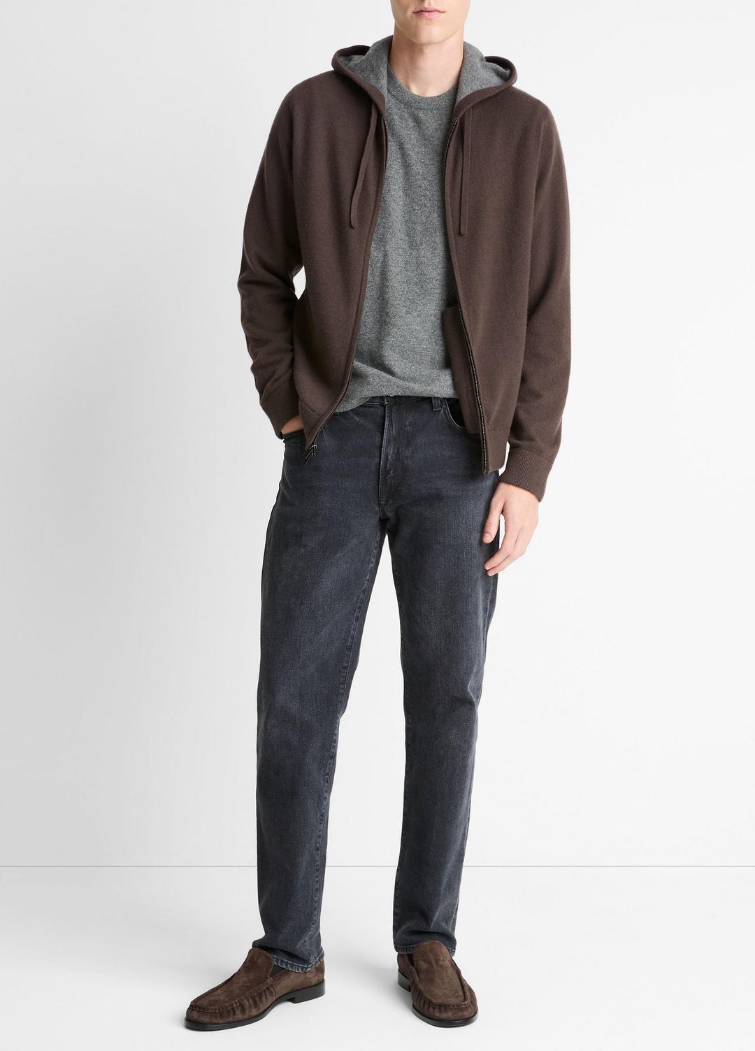 VINCE Popular - Cashmere Zip-Front Hoodie in Sweatshirts & Hoodies