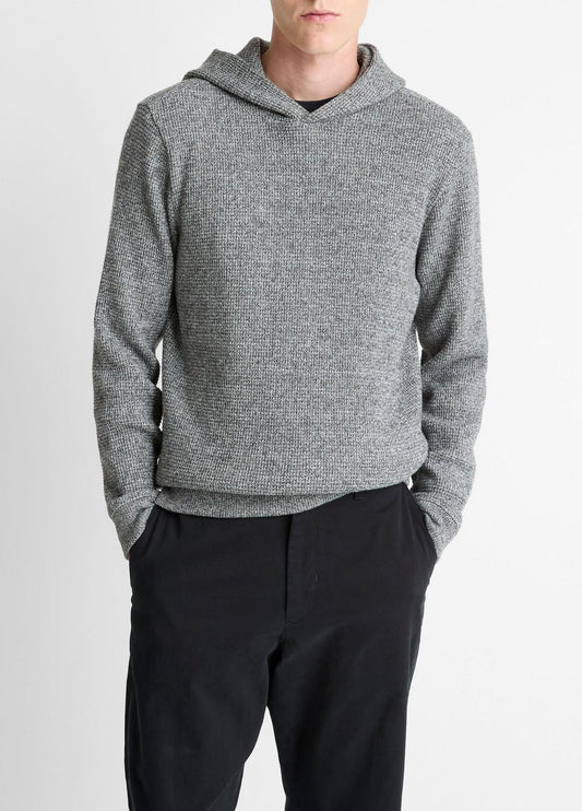 VINCE Popular - Brushed Waffle Hoodie in Sweatshirts & Hoodies