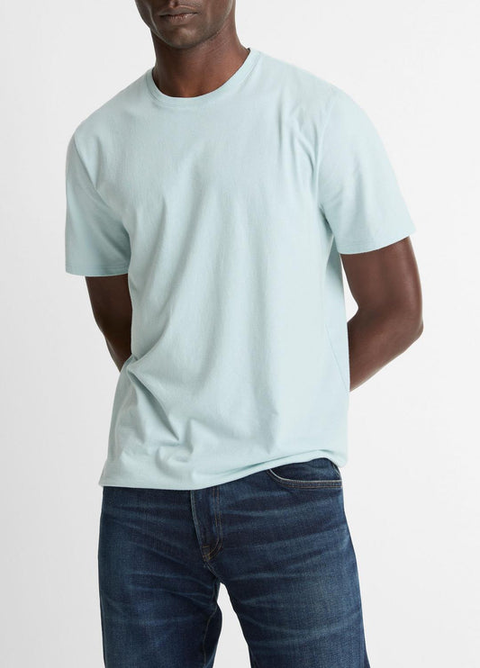 VINCE Best Price - Pima Cotton Crew Neck T-Shirt in Short Sleeve