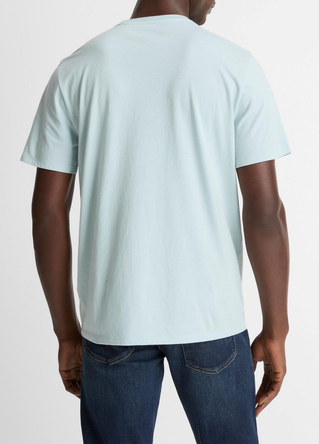 VINCE Best Price - Pima Cotton Crew Neck T-Shirt in Short Sleeve