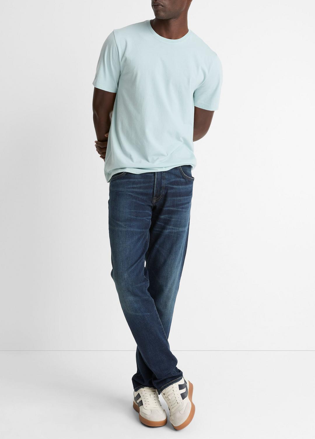 VINCE Best Price - Pima Cotton Crew Neck T-Shirt in Short Sleeve