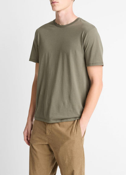 VINCE Featured - Pima Cotton Crew Neck T-Shirt in Short Sleeve