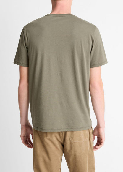 VINCE Featured - Pima Cotton Crew Neck T-Shirt in Short Sleeve