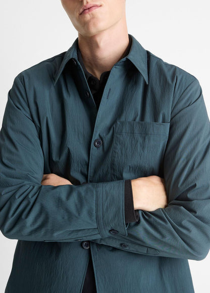 VINCE Quality - Insulated Tech-Cotton Shirt Jacket in Shirt Jackets