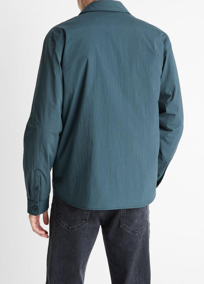 VINCE Quality - Insulated Tech-Cotton Shirt Jacket in Shirt Jackets