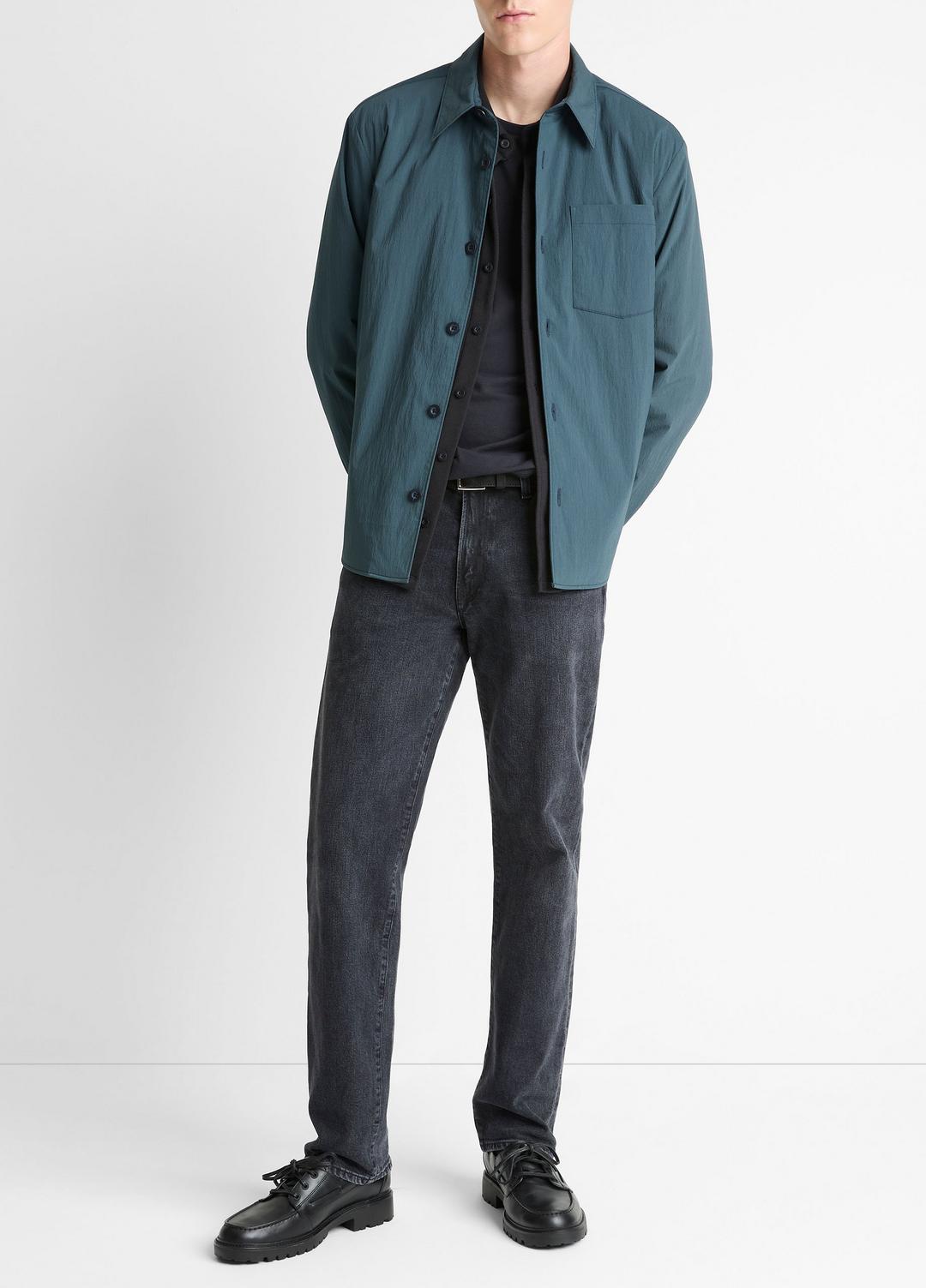 VINCE Quality - Insulated Tech-Cotton Shirt Jacket in Shirt Jackets