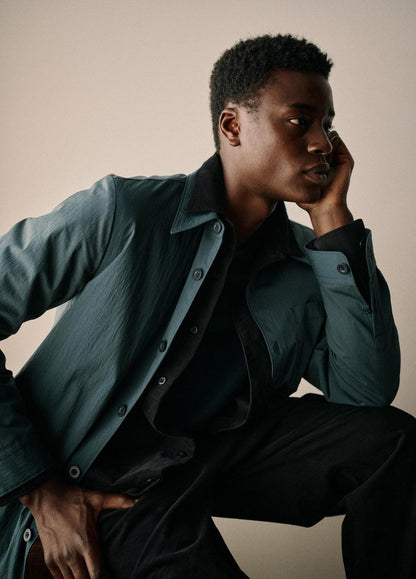 VINCE Quality - Insulated Tech-Cotton Shirt Jacket in Shirt Jackets