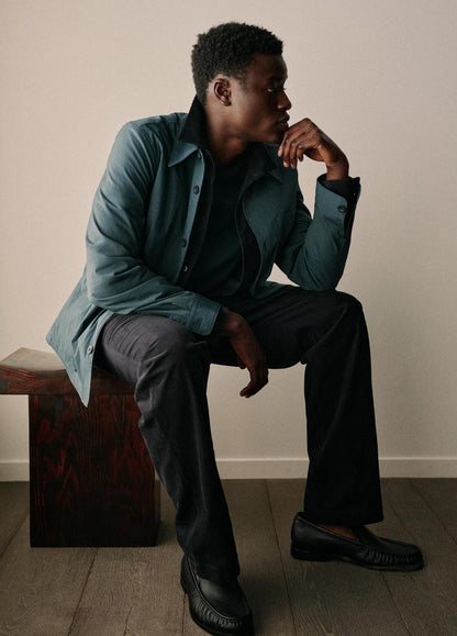 VINCE Quality - Insulated Tech-Cotton Shirt Jacket in Shirt Jackets