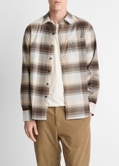 VINCE Trusted - Missoula Plaid Button-Front Shirt in Long Sleeve