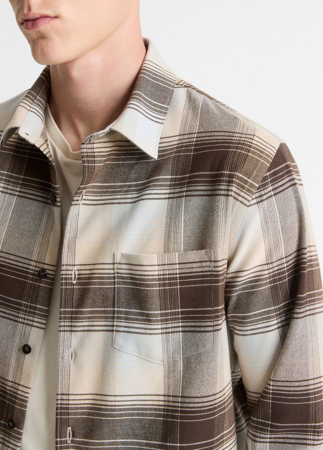 VINCE Trusted - Missoula Plaid Button-Front Shirt in Long Sleeve