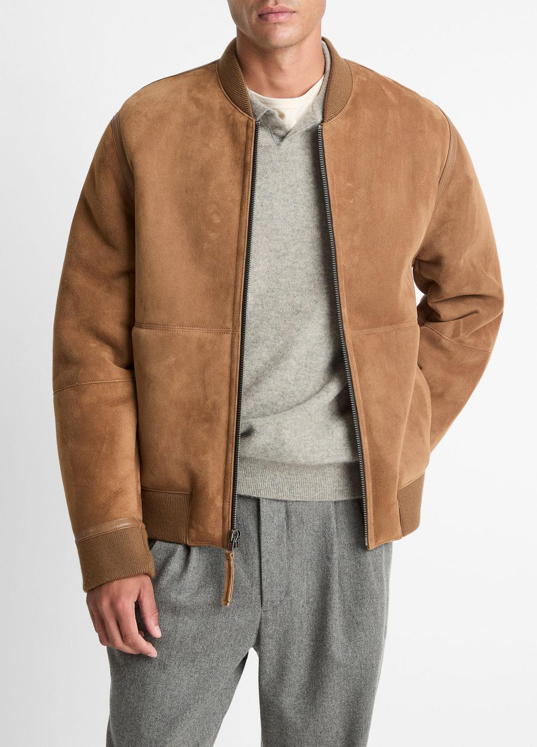 VINCE Best Price - Shearling Bomber Jacket in Jackets