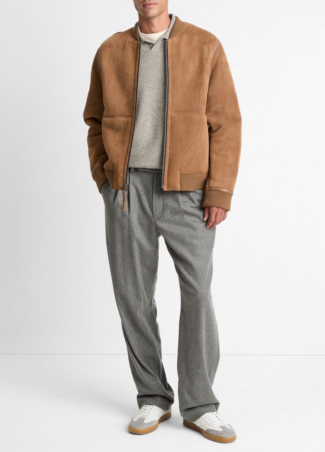 VINCE Best Price - Shearling Bomber Jacket in Jackets