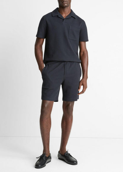 VINCE Everyday - Seersucker-Knit Stretch-Cotton Short in Shorts