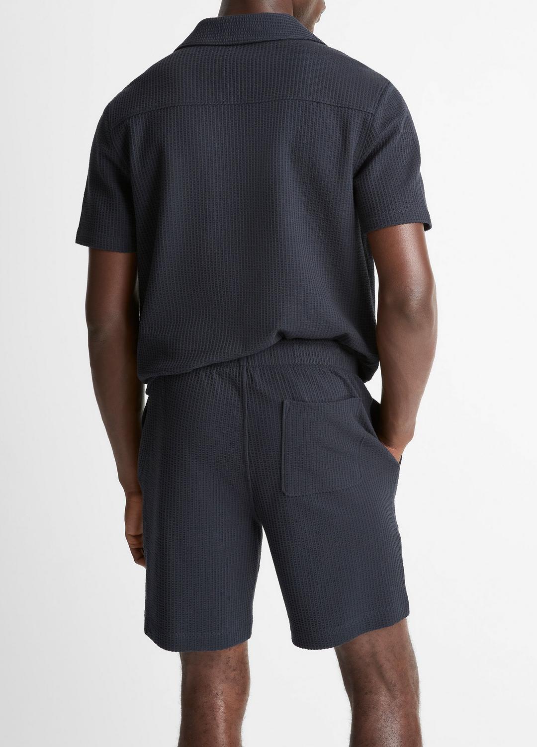 VINCE Everyday - Seersucker-Knit Stretch-Cotton Short in Shorts