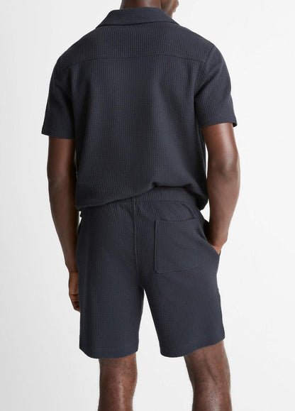 VINCE Everyday - Seersucker-Knit Stretch-Cotton Short in Shorts