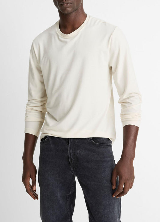 VINCE Featured - Triblend Jersey Long-Sleeve T-Shirt in Long Sleeve