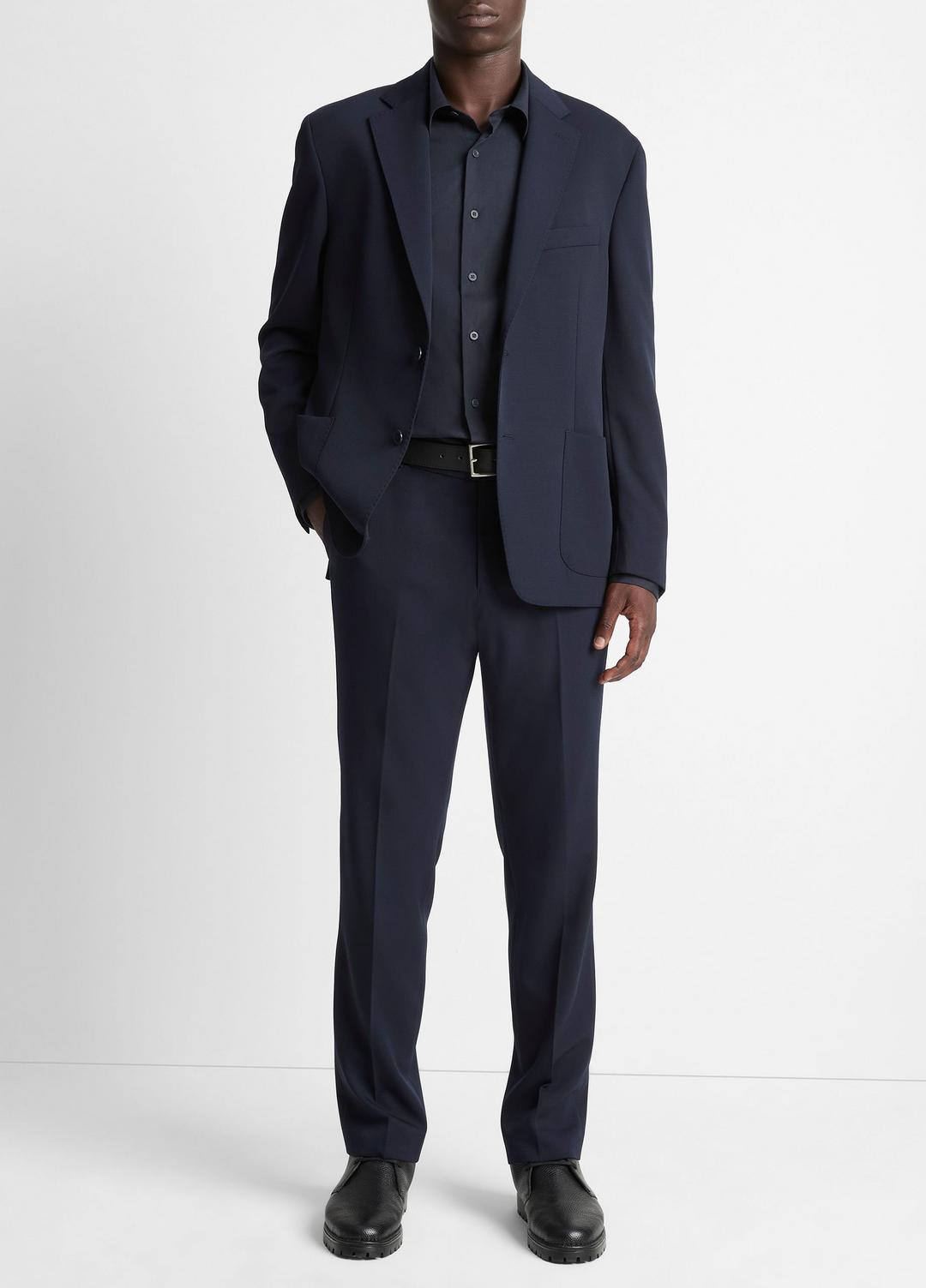 VINCE Latest - Stretch-Wool Classic Pant in Trousers
