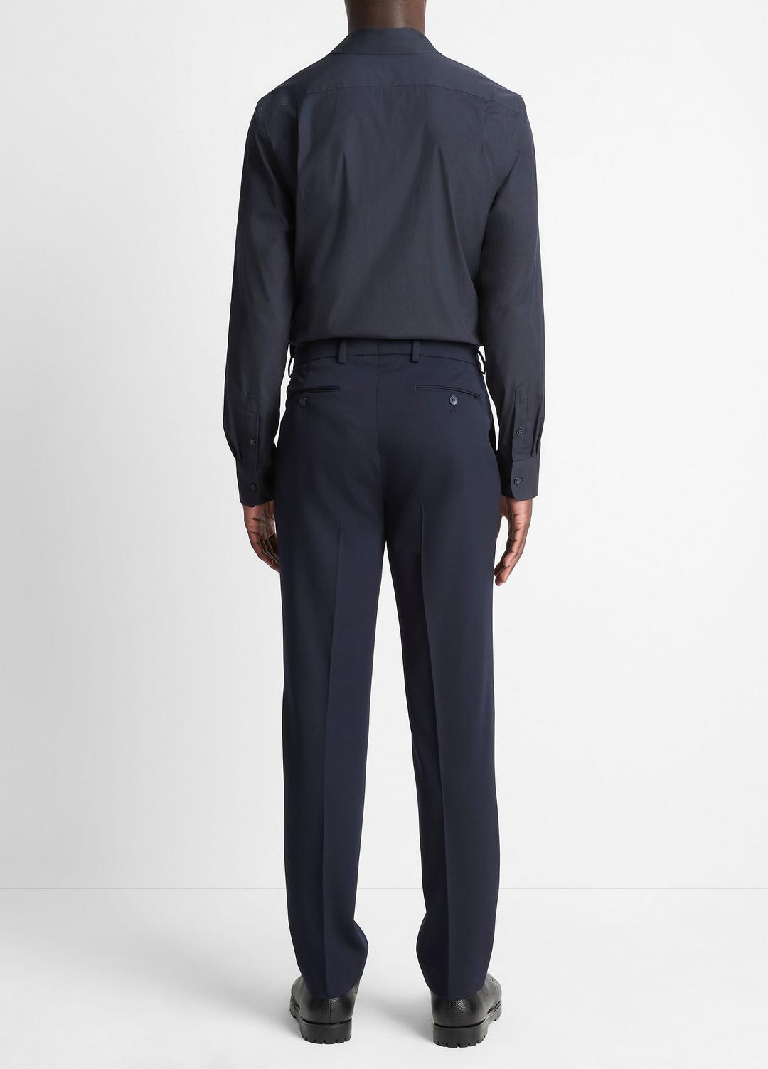 VINCE Latest - Stretch-Wool Classic Pant in Trousers