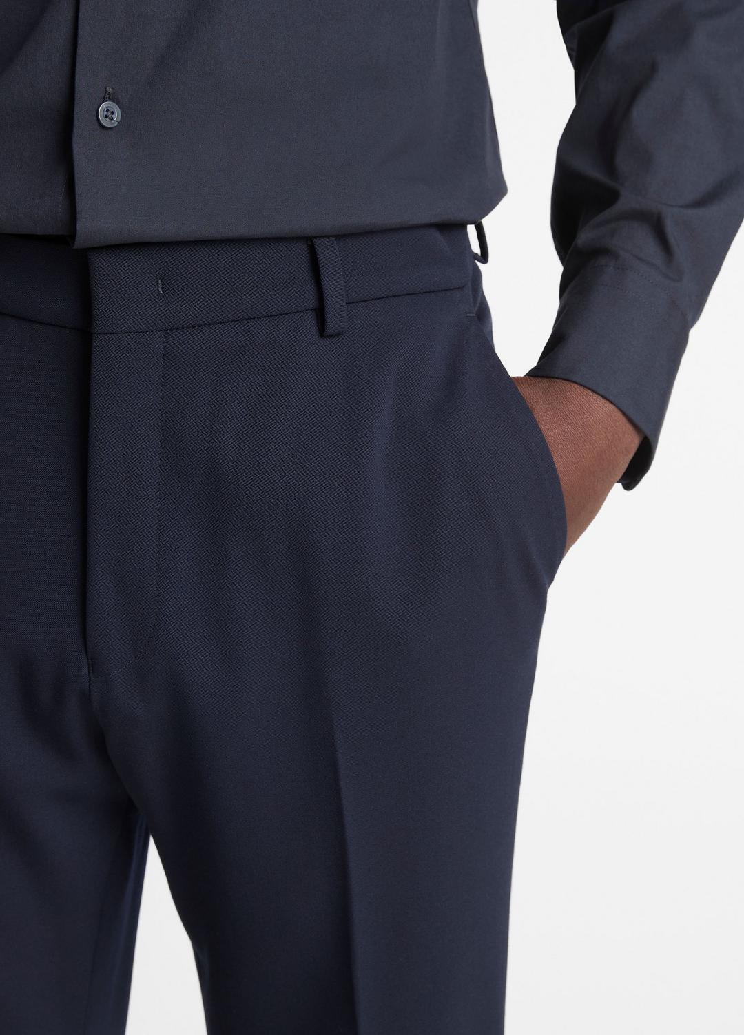 VINCE Latest - Stretch-Wool Classic Pant in Trousers