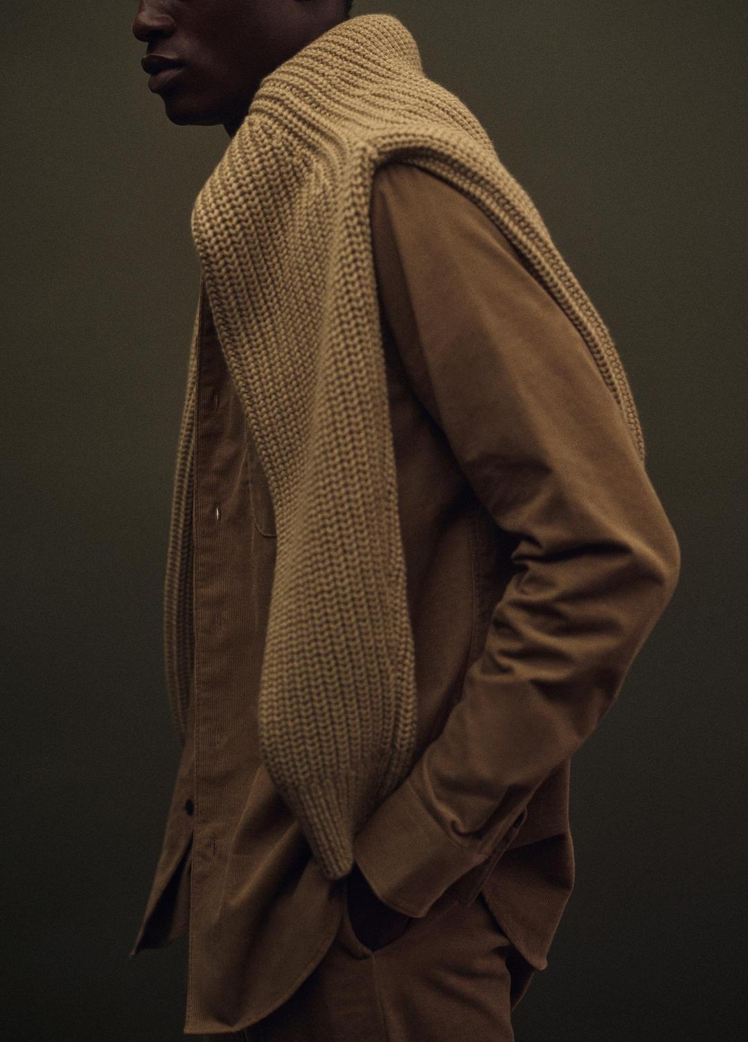 VINCE New - Utility Shaker Merino Wool Sweater in Crew Neck