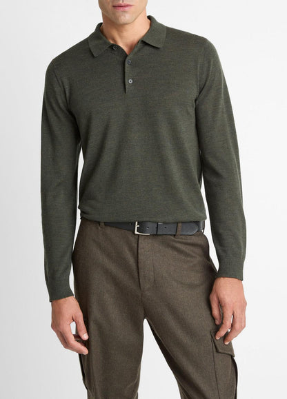 VINCE Everyday - Wool Polo Sweater in Sweaters