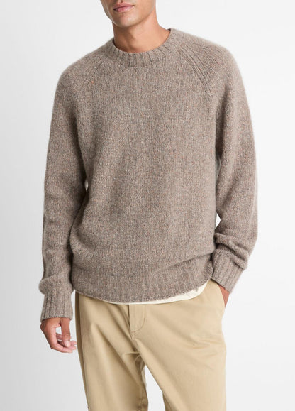 VINCE Popular - Donegal Cashmere Raglan-Sleeve Sweater in Crew Neck