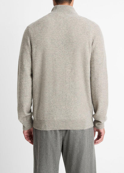 VINCE Discount - Plush Cashmere Quarter-Zip Sweater in Quarter Zip